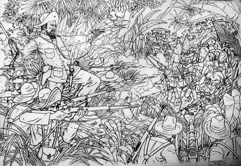 General Malvar fights the Americans by unconventional means.